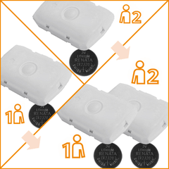 Upgrade sensor battery exchange P1 + P2